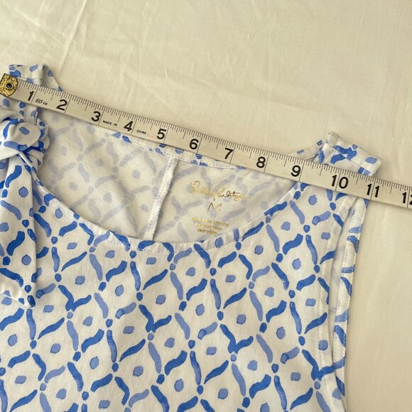 Lilly Pulitzer Luella Sleeveless Shift Swing Dress in Sea La Vie - Picture 11 of 14